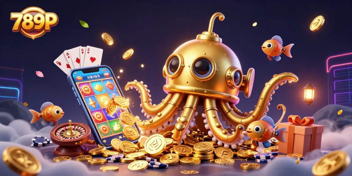 Win big with 789P's thrilling sea of slots and casino games in an engaging 3D scene.