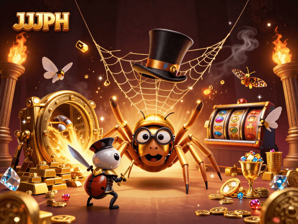 Engage with JJJPH as the yolk is fused with vivid golden visuals and dynamic slot actions.