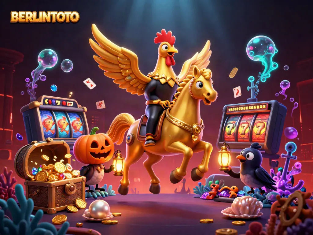Engage in thrilling gameplay with BERLINTOTO’s vibrant and dynamic casino scene.