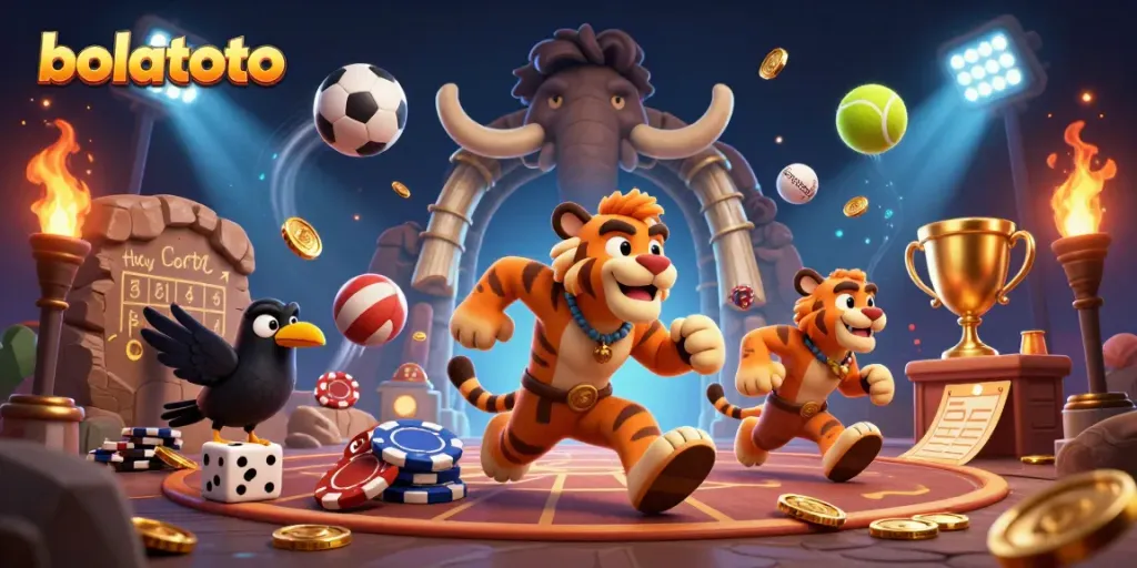 Experience bolatoto as cavemen and tigers bring a prehistoric casino to life with dynamic sports betting thrills.