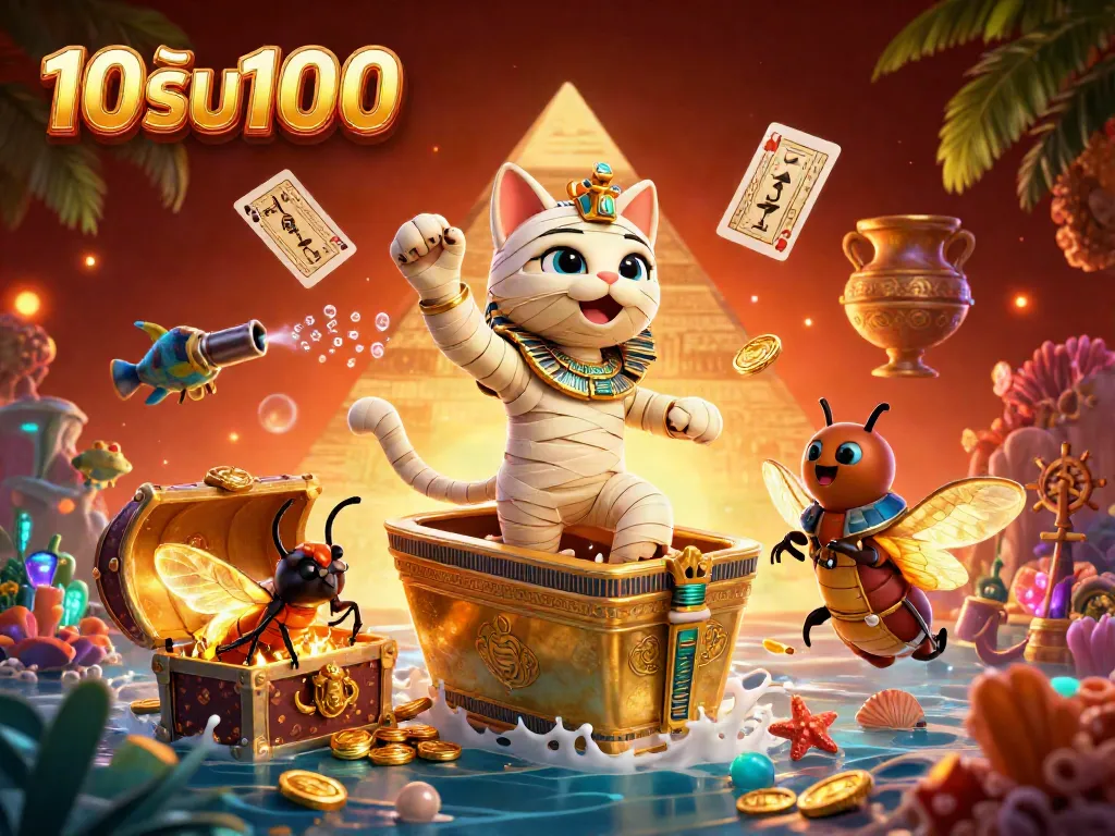 โปรโมท 10รับ100 ในคาสิโนออนไลน์ที่มีกราฟิกสวยงามและบรรยากาศสนุกสนาน