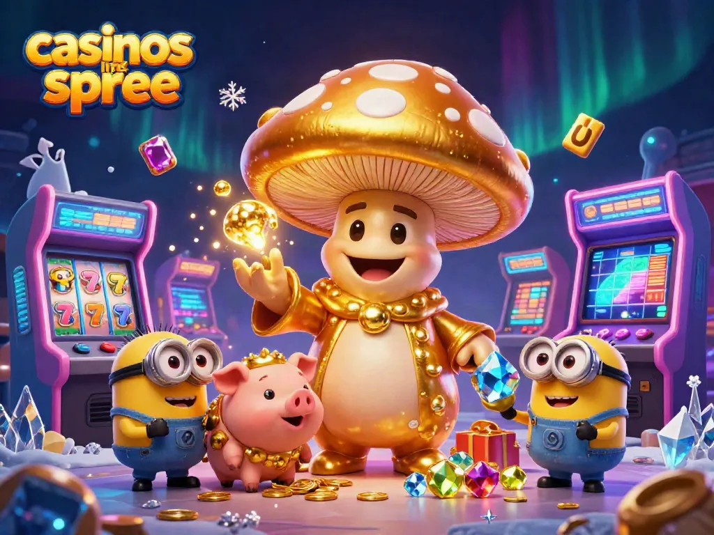 Engage in exciting gameplay with casinos like spree, featuring gaming machines and magical treasures.