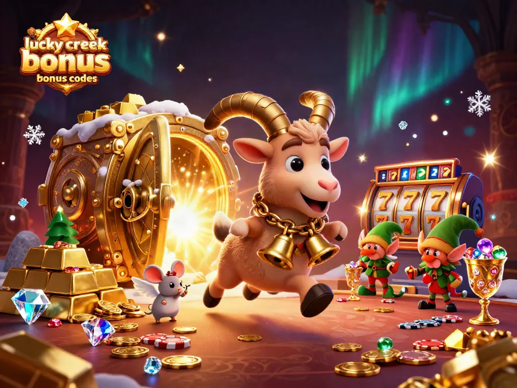 Engage with lucky creek casino bonus codes through a festive casino scene filled with thrilling action.