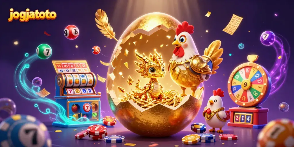 Experience thrilling wins with jogjatoto's vibrant golden dragon and dynamic casino elements.