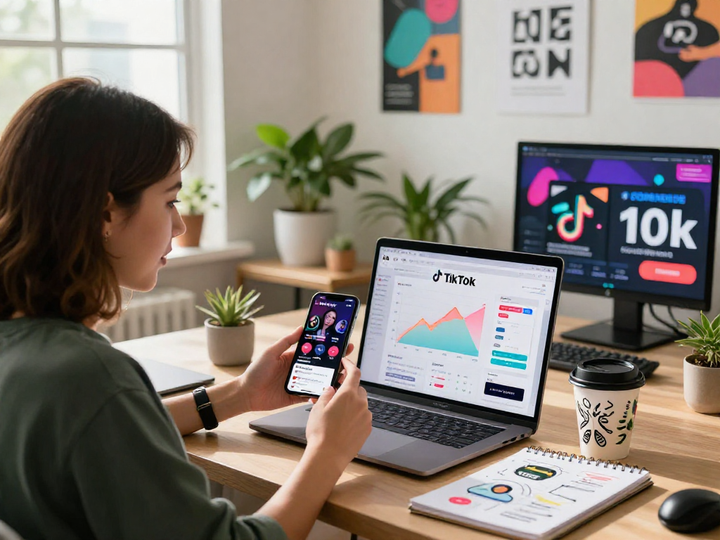 Boost your TikTok presence by buying 10k followers in an engaging marketing workspace.