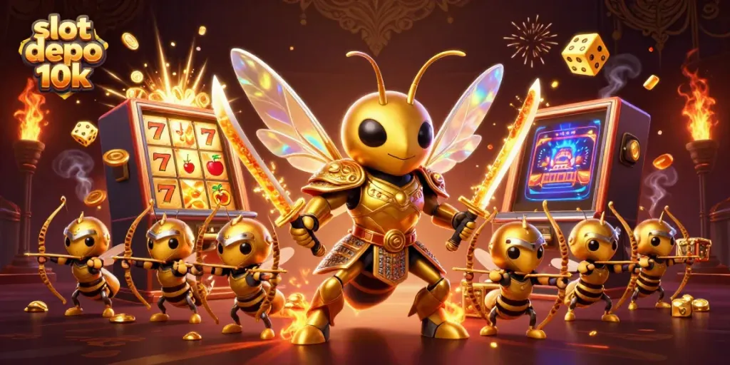 Spin to win big with slot depo 10k in an exciting golden casino adventure.
